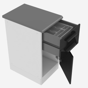 Kuchyňská skříňka dolní 40 cm šuplíky INF SDSZ40WS/0/WT/B/B/B1/PP