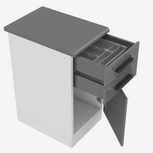 Kuchyňská skříňka dolní 40 cm šuplíky INF SDSZ40WS/0/WT/S/B/B1/PP
