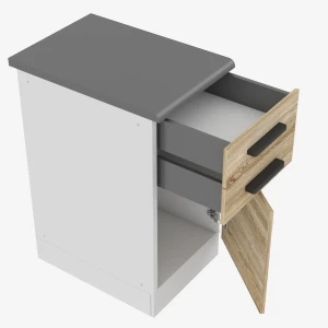 Kuchyňská skříňka Belini Premium Full Version spodní se zásuvkami 40 cm dub sonoma s pracovní deskou Výrobce TOR SDSZ40/0/WT/DS/B/B1/PP