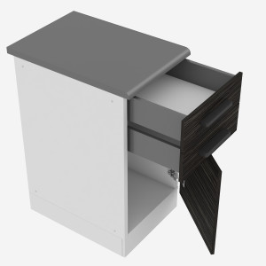 Kuchyňská skříňka Belini Premium Full Version spodní se zásuvkami 40 cm královský eben s pracovní deskou Výrobce TOR SDSZ40/0/WT/HK/B/B1/PP