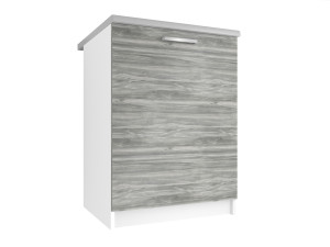 Kuchynská skrinka Belini spodná 60 cm šedý antracit Glamour Wood s pracovnou doskou Výrobca TOR SD60/0/WT/GW/0/E