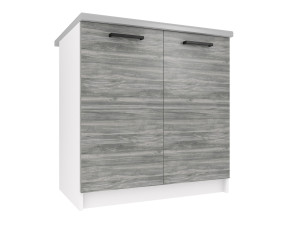 Kuchynská skrinka Belini spodná 80 cm šedý antracit Glamour Wood s pracovnou doskou Výrobca TOR SD80/0/WT/GW/0/B1
