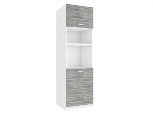 Vysoká kuchynská skrinka Belini pre vstavanú rúru 60 cm šedý antracit Glamour Wood Výrobca TOR SSP60/1/WT/GW/0/U