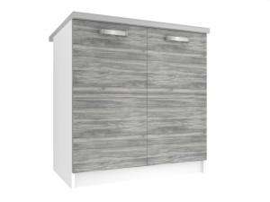 Kuchynská skrinka Belini spodná 80 cm šedý antracit Glamour Wood s pracovnou doskou Výrobca TOR SD80/0/WT/GW/0/U