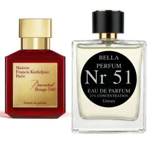 Bella Perfum nr 51 Inspirowane Maison Francis Baccarat Rouge 540