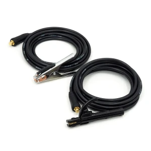 Set von Schweißkabeln MMA-Schweißkabel Elektrodenhalter + Masse - 4 m