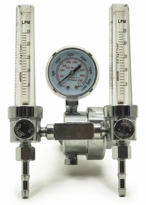 Reduzierer mit 2 Rotametern Ar/Co2 Typ Y