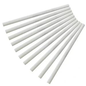 10 Stück Runde Steatitkreide 6x125 mm