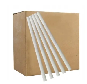 144 Stück Runde Steatit-Kreide 6x125 mm Verpackung