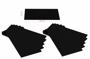 10 Stück Vorsatzscheiben Schweißhelm Dunkel 100x50 mm 8-12 DIN - DIN 9