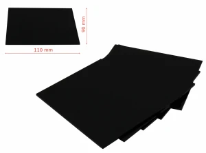 5 Stück Vorsatzscheiben Dunkel 110x90 mm 8-13 DIN - DIN 8