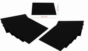 10 Stück Vorsatzscheiben Dunkel 110x90 mm 8-13 DIN - DIN 12