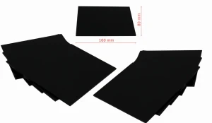 10 Stück Vorsatzscheiben Dunkel 100x80 mm 8/9/11/13 DIN - DIN 9