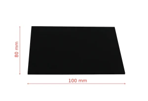 5 Stück Dunkle Vorsatzscheiben 100x80 mm 8/9/11/13 DIN - DIN 11