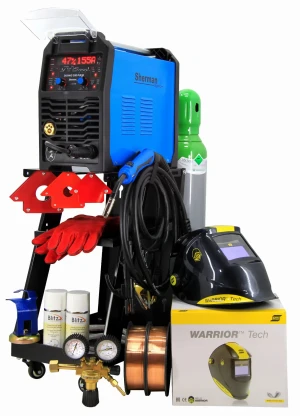 Schweißset SHERMAN DIGIMIG 200 PULSE TIG MMA 3-in-1 ESAB