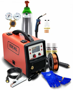SET IDEAL EXPERT MIG 215 LCD MIG/TIG/MMA