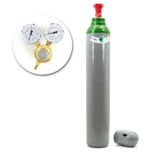 Gasflasche 10l ARGON + Mini-Druckminderer Ar/CO2