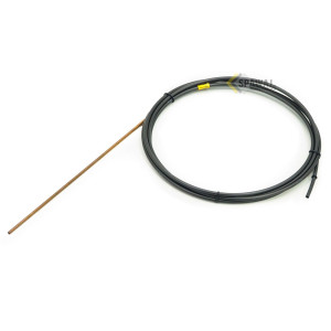 Teflonseele Drahtführung Aluminium Schweißen 3m/4m/5m 0,6-1,2mm MIG/MAG Graphit - 3 Meter (3,4 Meter) - 0,8 - 1,2 mm (Graphit)