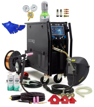 SET Spartus® EASYMIG 325 MIG/MAG 300Amp Synergia LCD Inverter Schweißgerät Synergy 400V WIG - Set #2