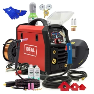 SET Ideal™ LCD MIG/MAG Schweißgerät WIG 200Amp Synergie Manual 3in1 Löten FLUX EXPERT MIG 201 LCD i - Set #2