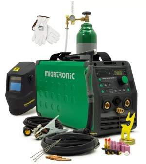 SET Migatronic™ Focus WIG 200 AC/DC Inverter Schweißgerät 200A PULS PFC Alu INOX FOCUS TIG 200 - Set #2