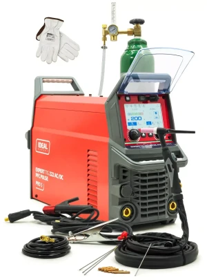 SET Ideal™ Schweißgerät AC/DC WIG Pulse 200A Inverter Aluminium Edelstahl LCD EXPERT TIG 222 Pro5 AC/DC - Set #1