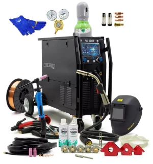 Set Spartus® EasyMIG 330 DP  MIG/MAG DOPPEL PULS 300A Synergia Kühler Inverter Schweißgerät - Set #2