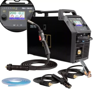 Spartus® ProMIG 200PFC MIG/MAG Schweißgerät WIG 200A PFC Synergie LED 3in1 Inverter FLUX MMA