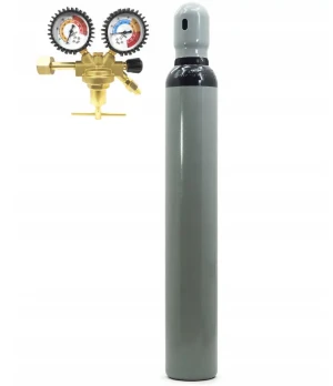 Gasflasche Stickstoff 10L 200 bar + Druckminderer 40 BAR – BestSchweissen.de