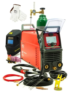SET Ideal™ AC/DC WIG Schweißgerät Pulse 200A Inverter Edelstahl Aluminium 999Hz Expert TIG 202 AC/DC - Set #2