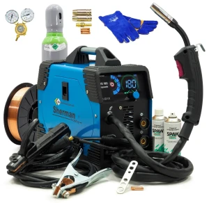 SET Sherman™ MIG 180Amp Easywork Synergie Inverter Schweißgerät MIG/MAG MMA 3in1 Sherman MIG 180 Easywork - Set #1