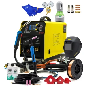 SET Magnum™ MIG/MAG LCD 4in1 Synergy DUAL PULS Inverter Schweißgerät 200A 15kg - Set #2