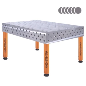 Spartus® Hermes 3D Schweißtisch Lochtisch 1500x1000x200mm Löcher 28mm Lochplatte - mit Stellfüßen