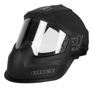 Spartus® BEAR Schweißerhelm Schleifhelm Schutzhelm für Schweißen Schneiden - DIN1 [transparent]