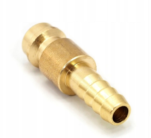 Wasserschnellkupplung Stecknippel Typ R21 mit Schlauchtülle 6/8 mm - 6 mm