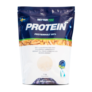 BETTER YOU Białko roślinne do 85% 1000 g-Borówka/wanilia