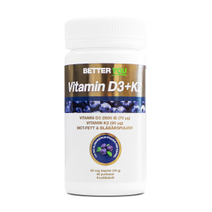 BETTER YOU Witamina D3+K2 60 kaps.
