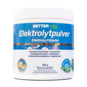 BETTER YOU Elektrolity w proszku 450 g - cytrynowe