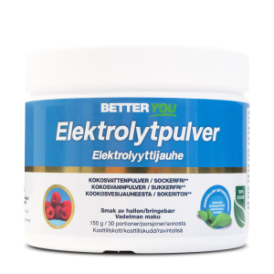 BETTER YOU Elektrolity w proszku 150 g-Malina