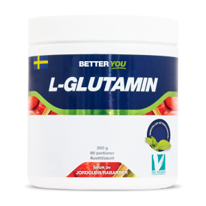 BETTER YOU L-Glutamina 300 g-Truskawka/rabarbar