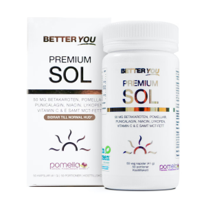 BETTER YOU Premium SOL 50 kaps - naturalna ochrona skóry podczas ekspozycji na słońce