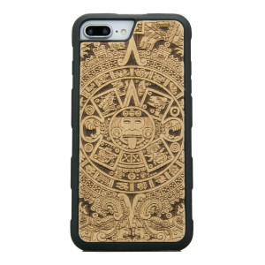 Drewniane Etui iPhone 6/6s/7/8 Plus KALENDARZ AZTECKI ANIEGRE HEAVY
