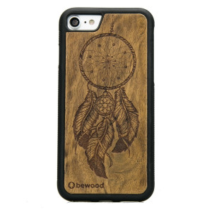 Drewniane Etui iPhone 7/8/SE 2020/2022 ŁAPACZ SNÓW IMBUIA