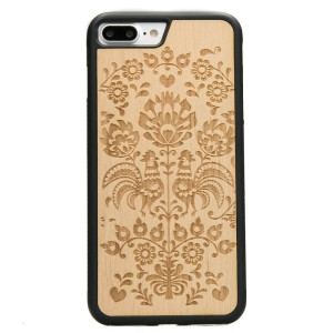 Drewniane Etui iPhone 7 Plus / 8 Plus POLSKI FOLK ANIEGRE