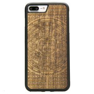 Drewniane Etui iPhone 7 Plus / 8 Plus KALENDARZ AZTECKI LIMBA