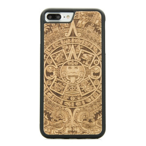 Drewniane Etui iPhone 7 Plus / 8 Plus KALENDARZ AZTECKI ANIEGRE