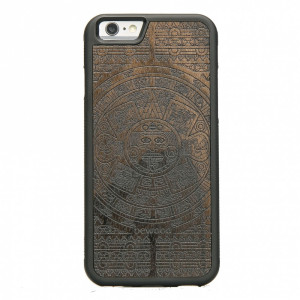 Drewniane Etui iPhone 6 Plus / 6s Plus KALENDARZ AZTECKI ZIRICOTE