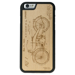 Drewniane Etui iPhone 6 Plus / 6s Plus HARLEY PATENT ANIEGRE