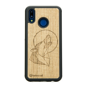Drewniane Etui Huawei P20 Lite WILK DĄB