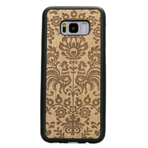 Drewniane Etui na Samsung Galaxy S8+ POLSKI FOLK ANIEGRE